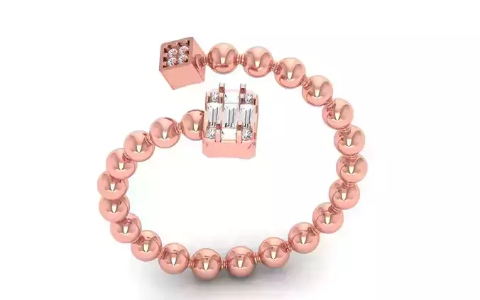 Women Solitaire Ring 3dm STL OBJ FBX  Renders Details