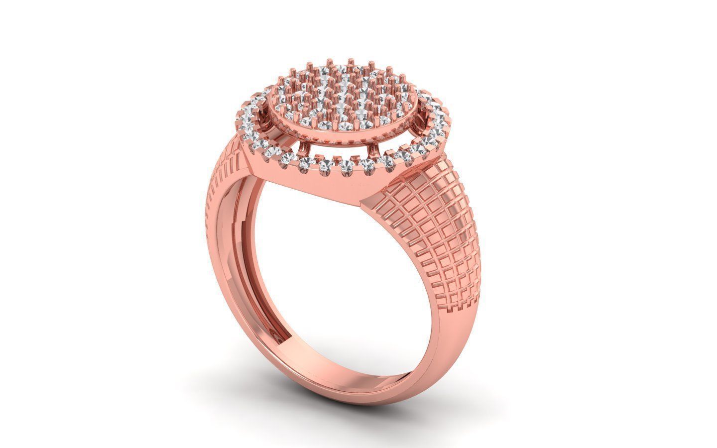 Women Solitaire Ring 3dm STL OBJ FBX Renders Details 3D print model_2