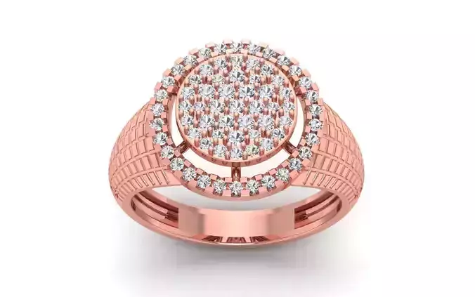 Women Solitaire Ring 3dm STL OBJ FBX  Renders Details