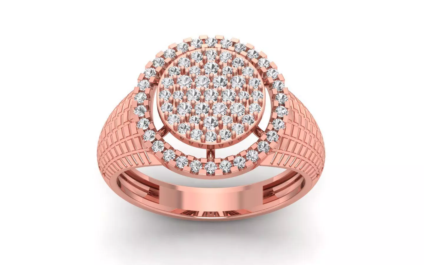 Women Solitaire Ring 3dm STL OBJ FBX Renders Details 3D print model_0