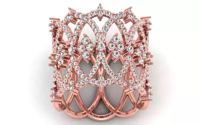 Women Solitaire Ring 3dm STL OBJ FBX  Renders Details