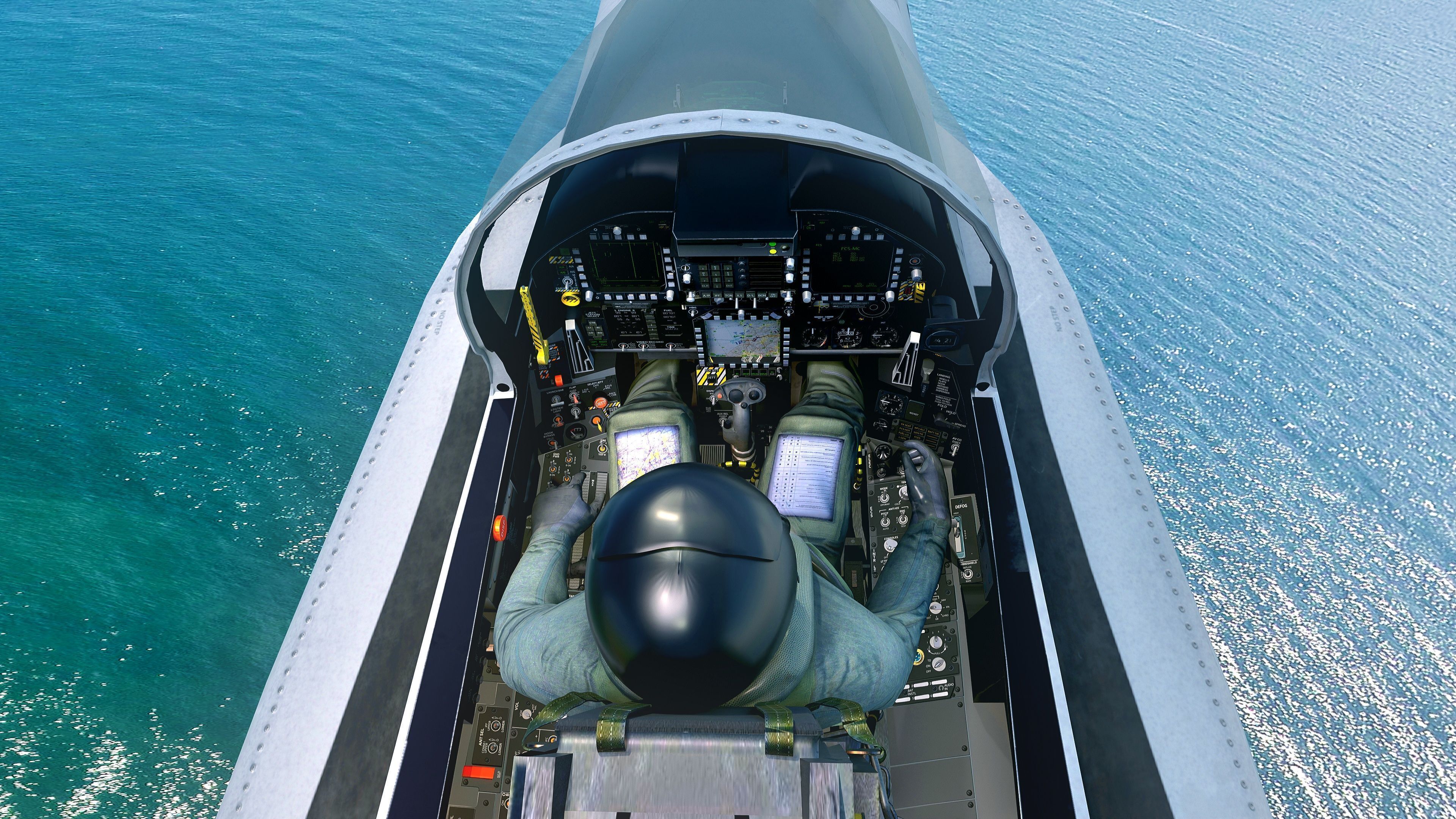 FA 18 Hornet-with Cocpit-Fully Rigged-Changeable decal and text Low-poly 3D model_18