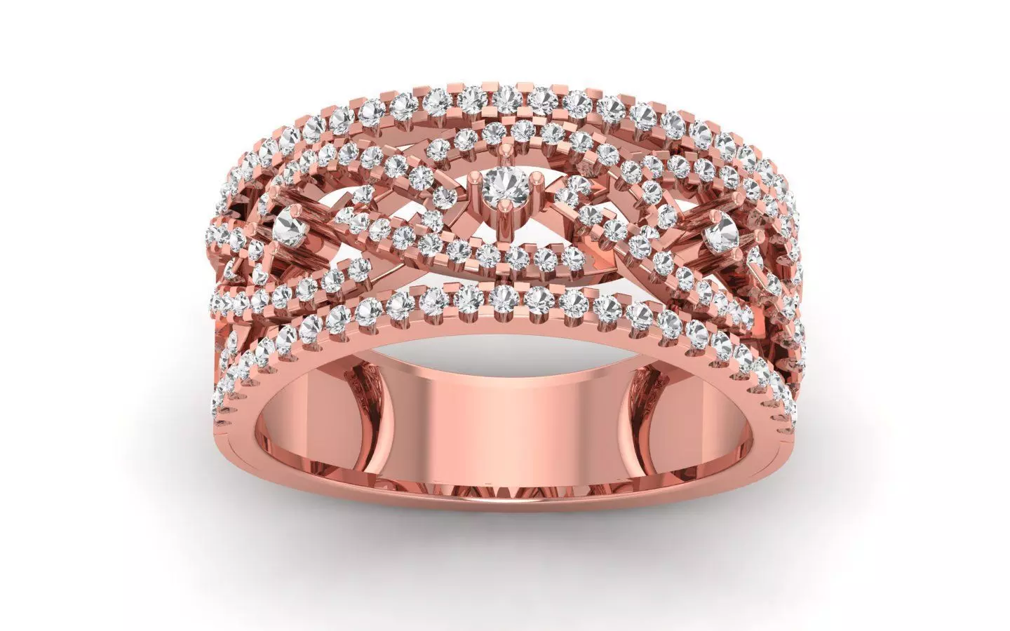  Wedding Solitaire Women Band Ring 3D print model_0