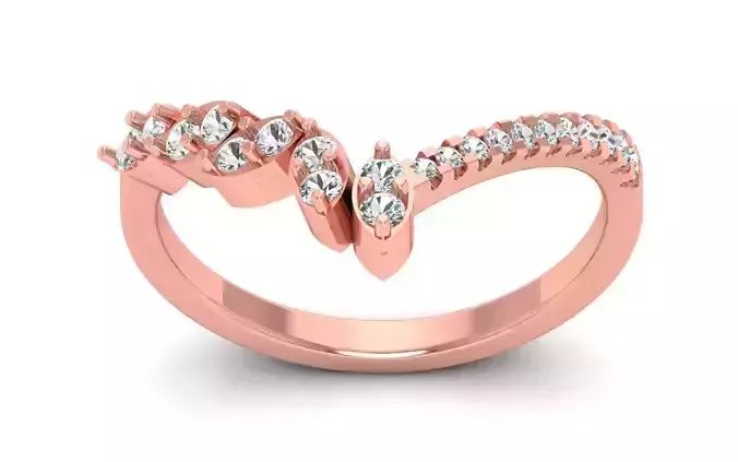 Women Solitaire Ring 3dm STL OBJ FBX  Renders Details