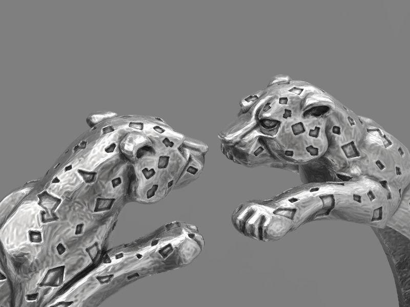 Bracelet leo 3d model for 3d printing 3D print model 3D print model_1