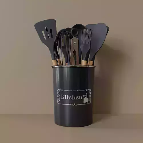 Set of kitchen utensils 3D model