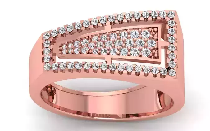 Women Solitaire Ring 3dm STL OBJ FBX  Renders Details