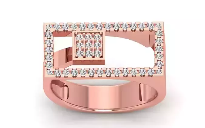 Solitaire Ring 3dm STL OBJ FBX  Renders Details