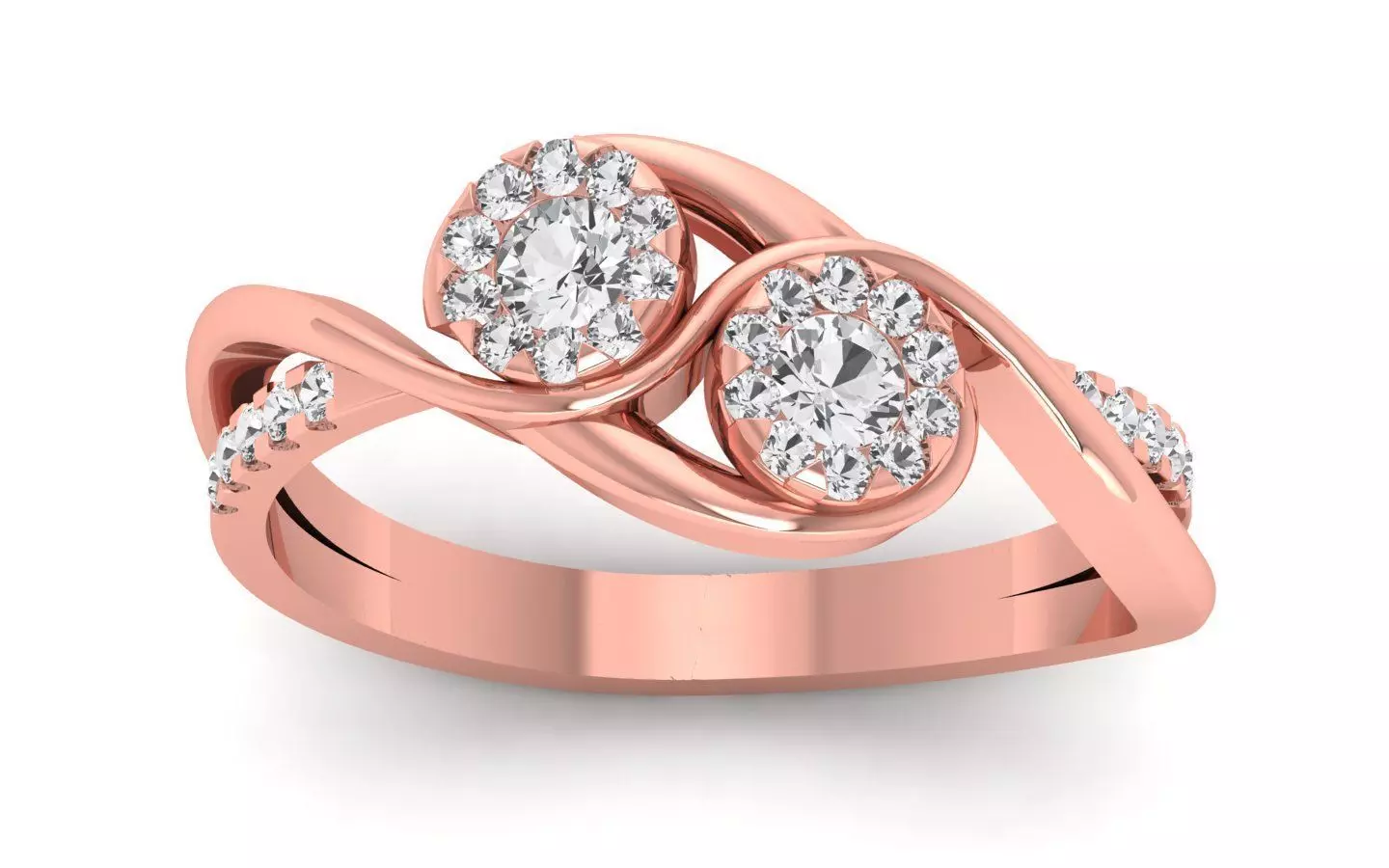 Women Solitaire Ring 3dm STL OBJ FBX  Renders Details 3D print model_0