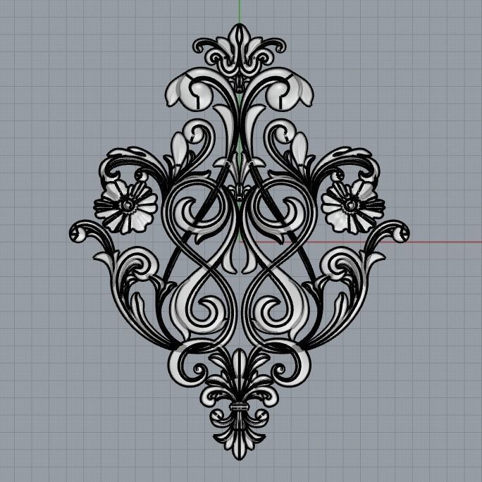 ProArt E01C - Decor for CNC-Architectural-3d Printing Projects 3D model_2