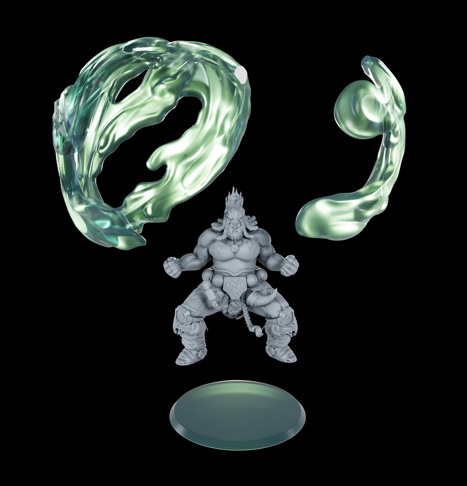 Rework Udyr League of Legend 3d print Figurine model 3D print model_3