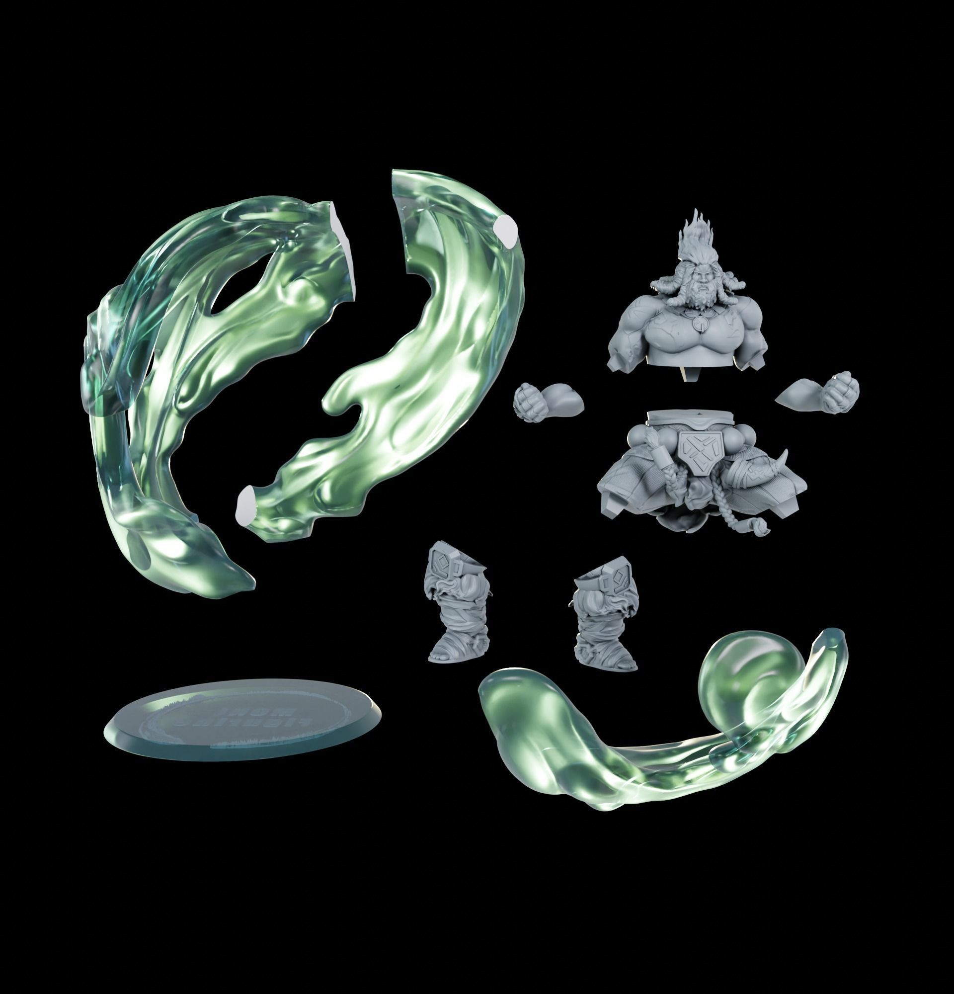 Rework Udyr League of Legend 3d print Figurine model 3D print model_2