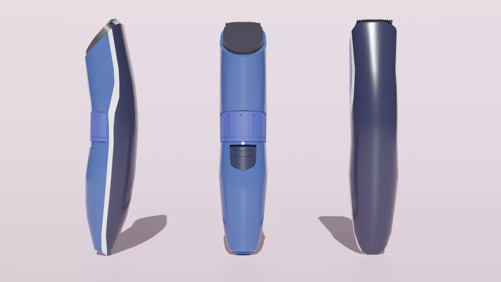 Trimmer pen Low-poly 3D model_0
