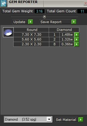 3-Stone Diamond ring 1952 3D print model 3D print model_8