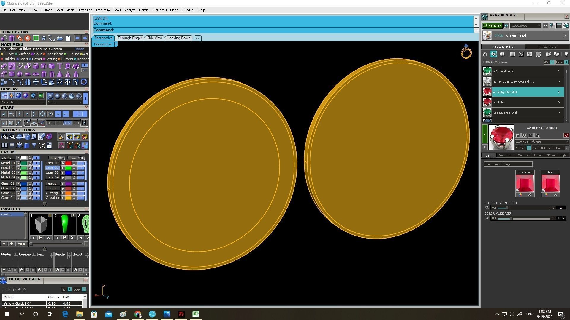 cross pendant 3880 3D print model_4