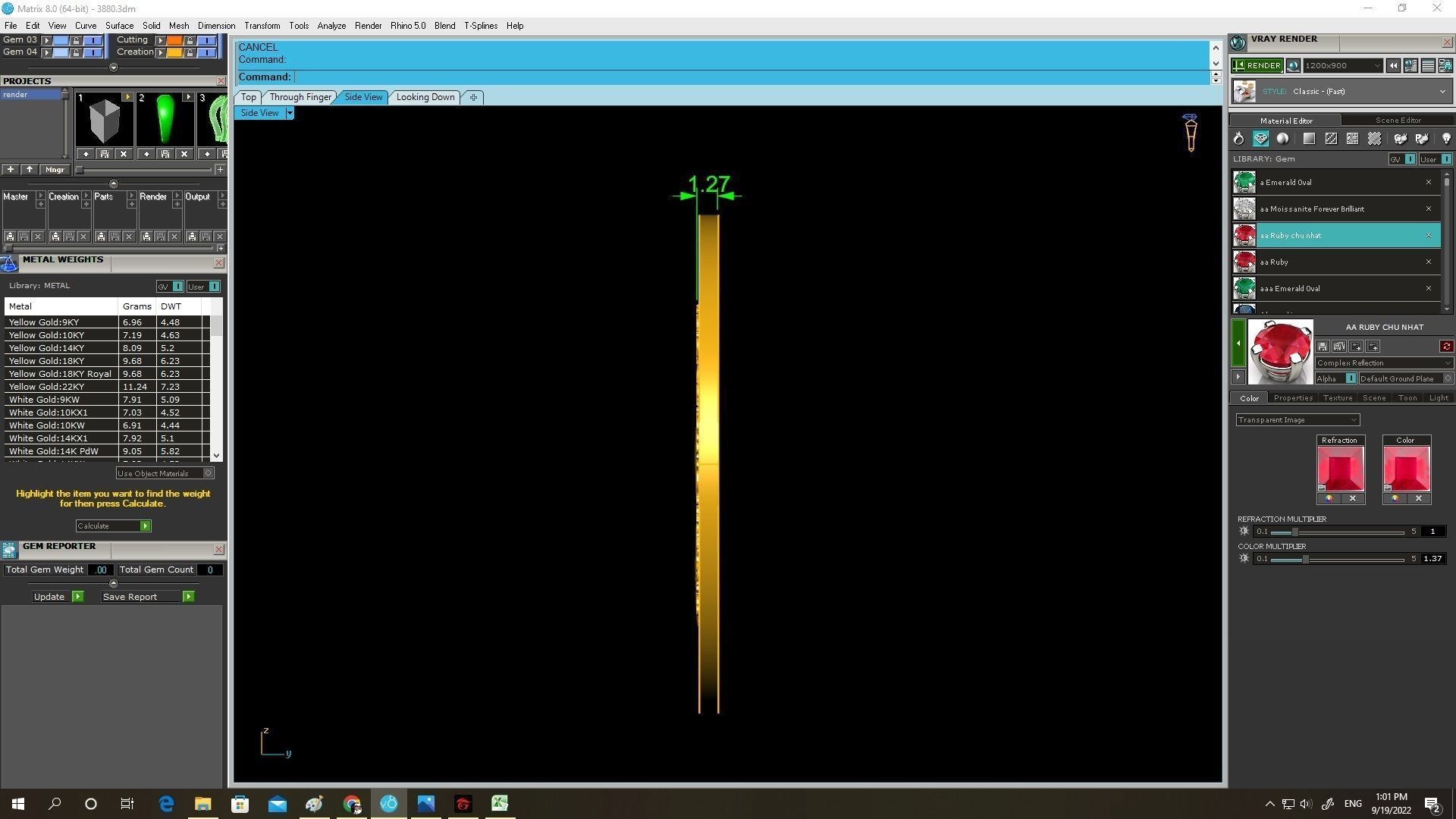 cross pendant 3880 3D print model_3