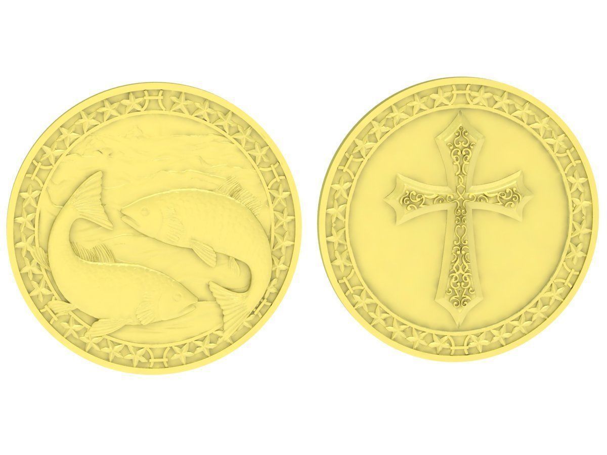 cross pendant 3880 3D print model_5