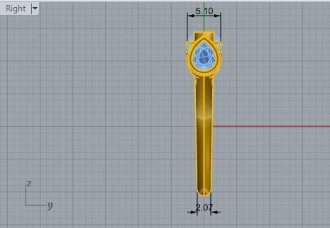 Fashion design Diamond ring 1962   3D print model 3D print model_6