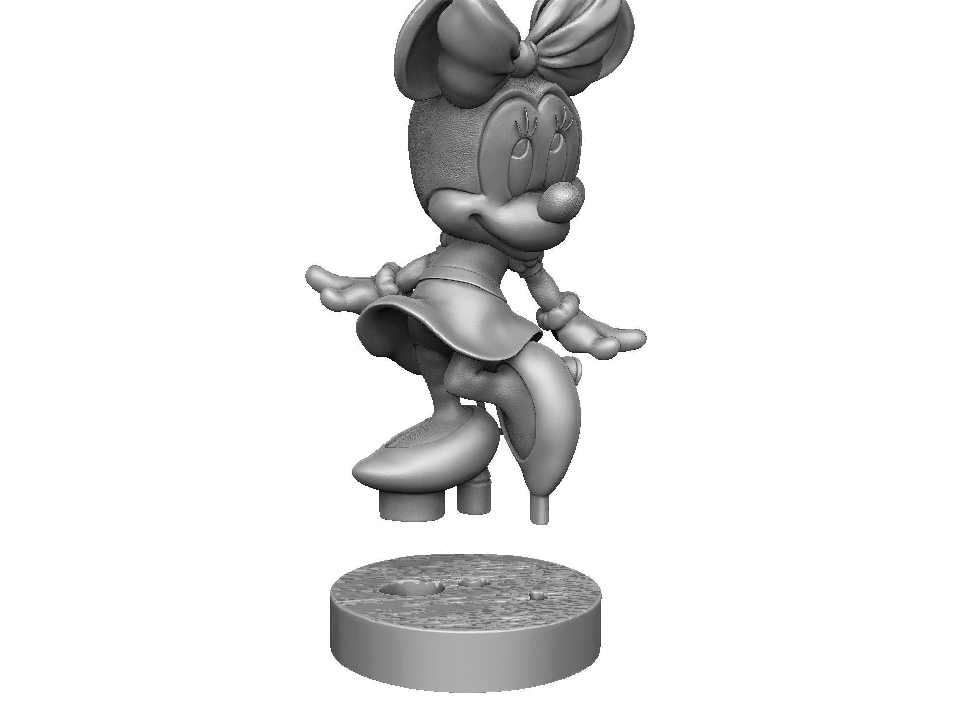 Minnie  assemble stl for 3D print 3D print model_30