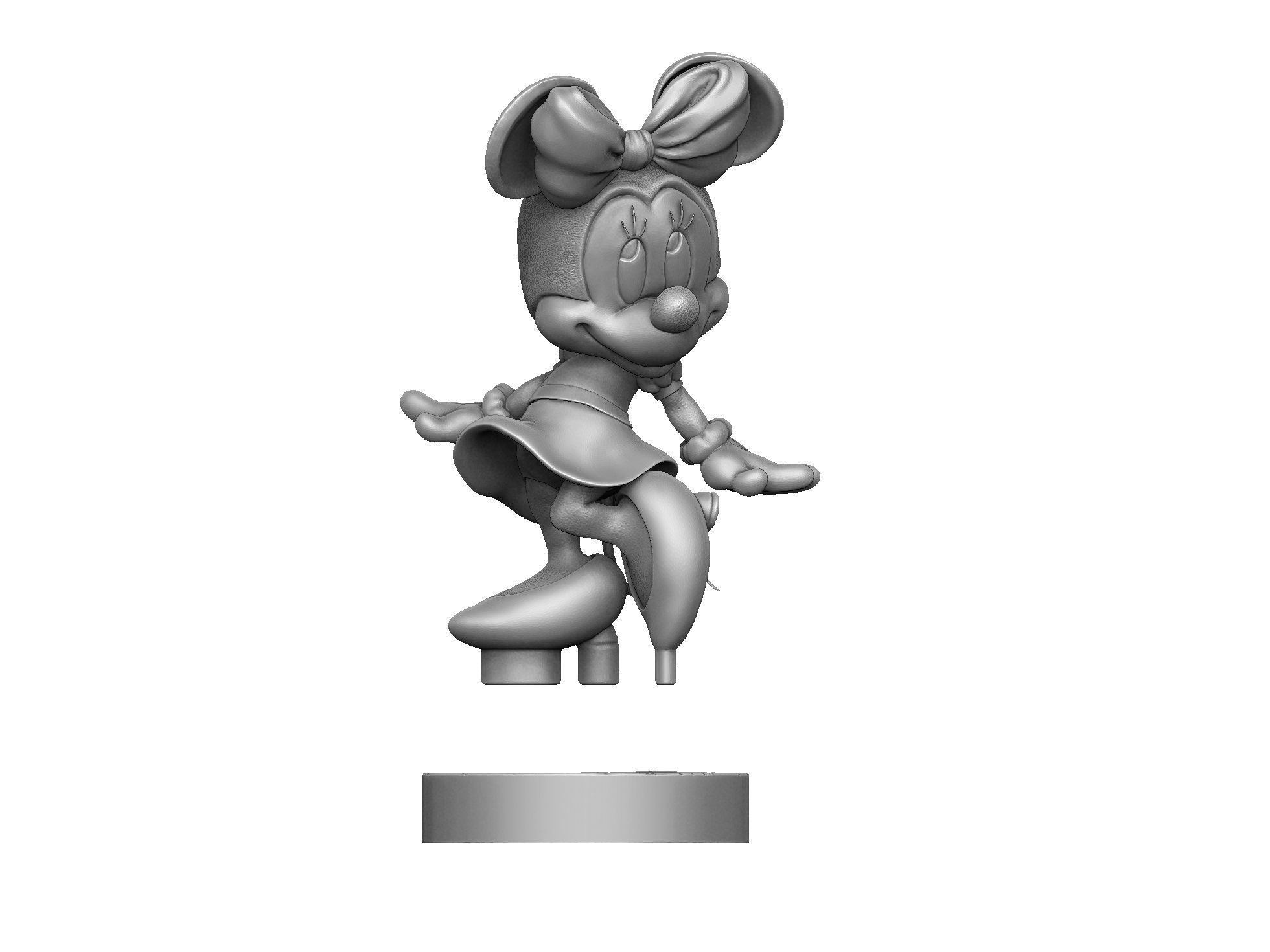 Minnie  assemble stl for 3D print 3D print model_34