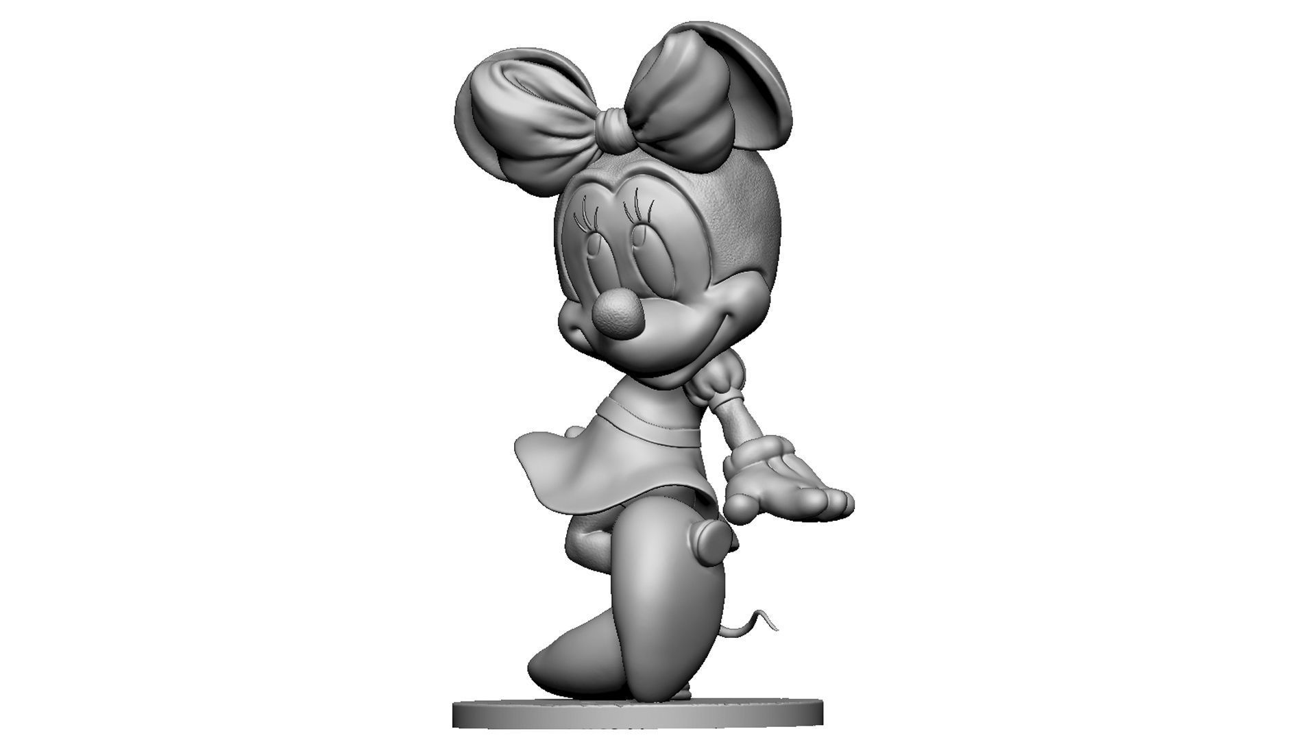 Minnie  assemble stl for 3D print 3D print model_12