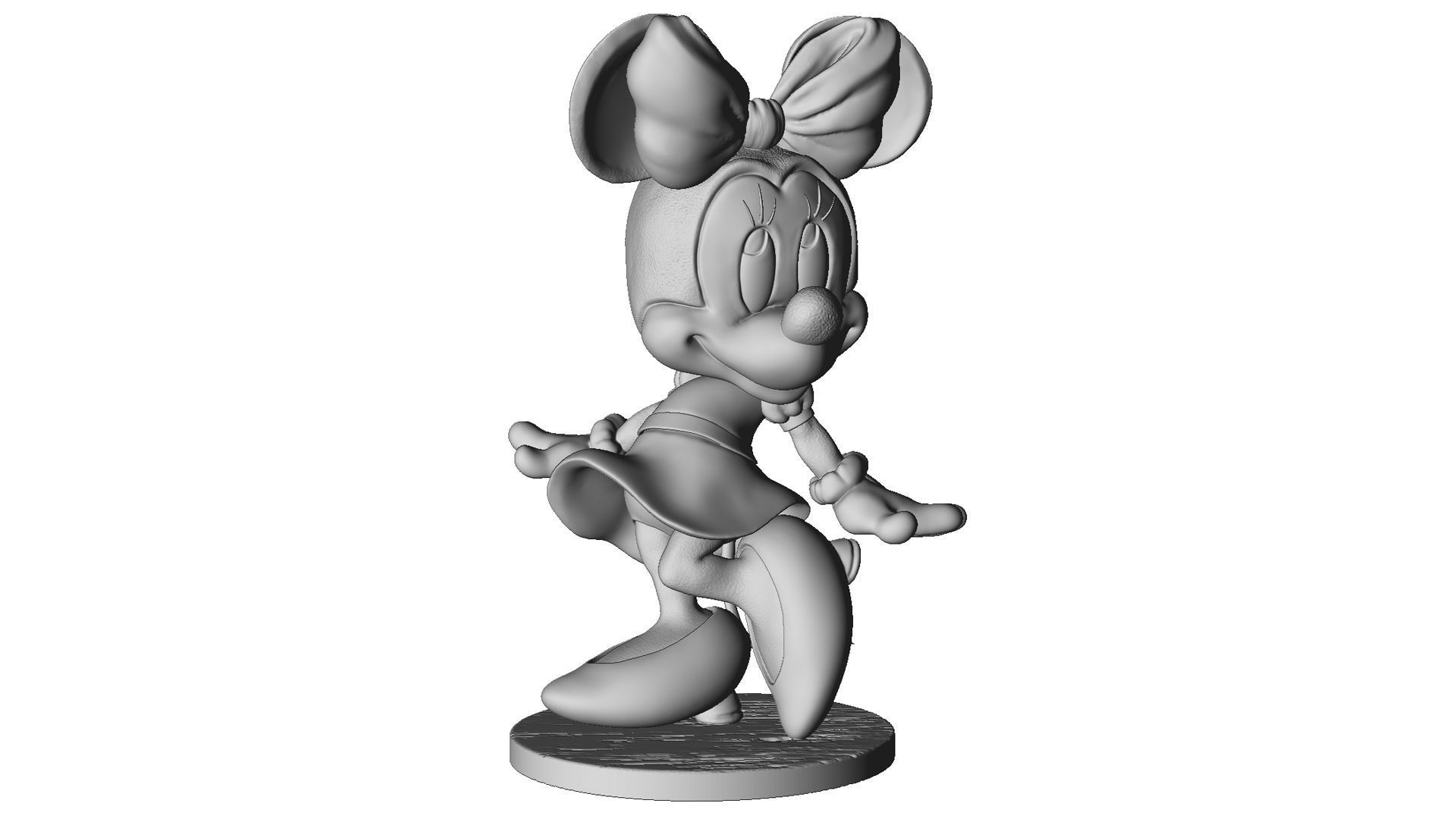 Minnie  assemble stl for 3D print 3D print model_10