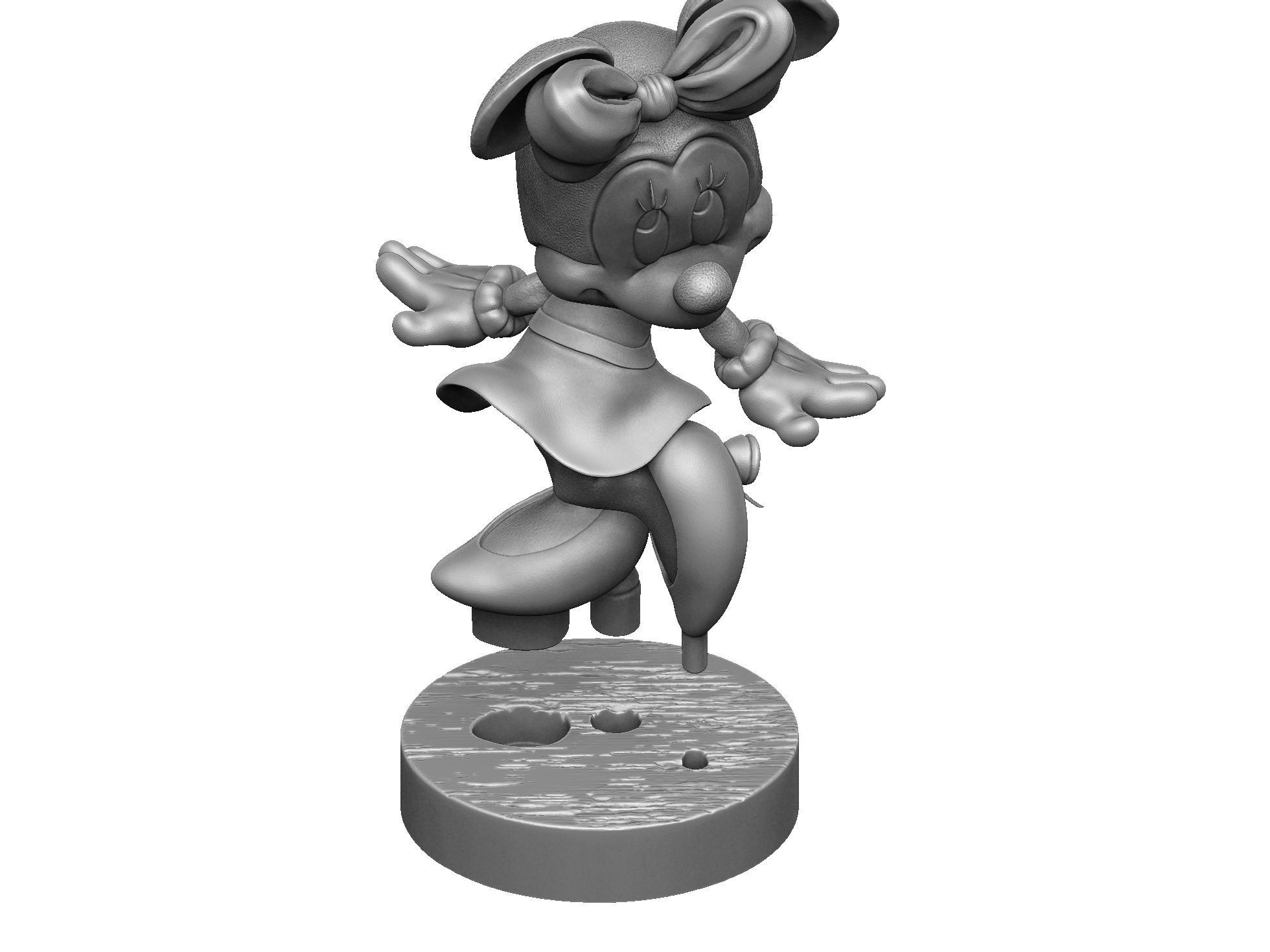 Minnie  assemble stl for 3D print 3D print model_32