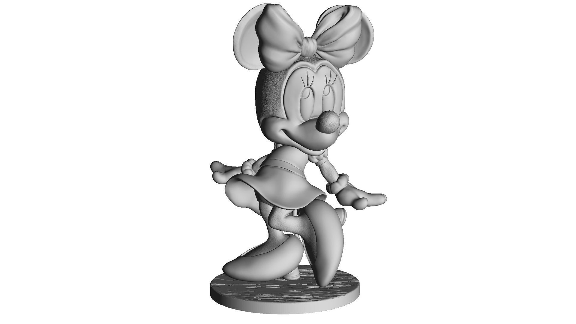 Minnie  assemble stl for 3D print 3D print model_18