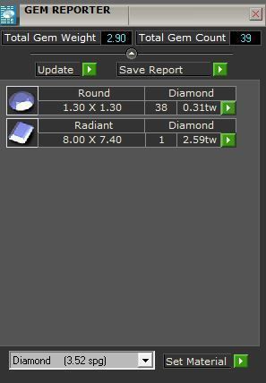 Big Diamond stone ring 1965 3D print model 3D print model_8