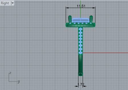 Big Diamond stone ring 1965 3D print model 3D print model_6