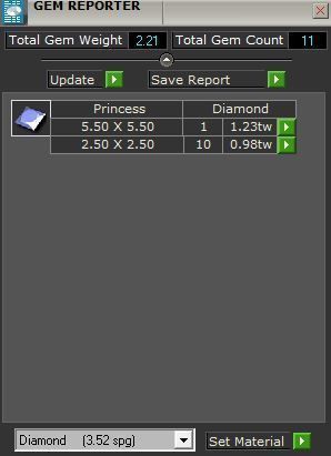 Round cut Diamond ring 1966 3D print model 3D print model_8