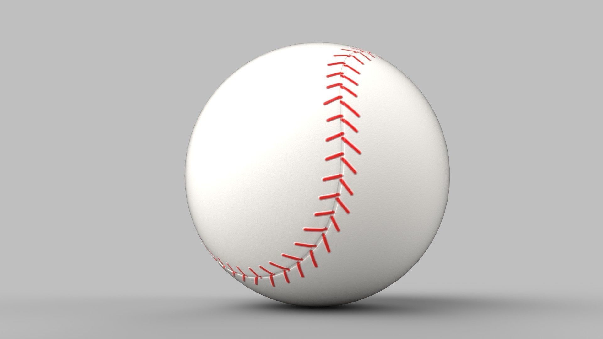 baseball 3D model_1