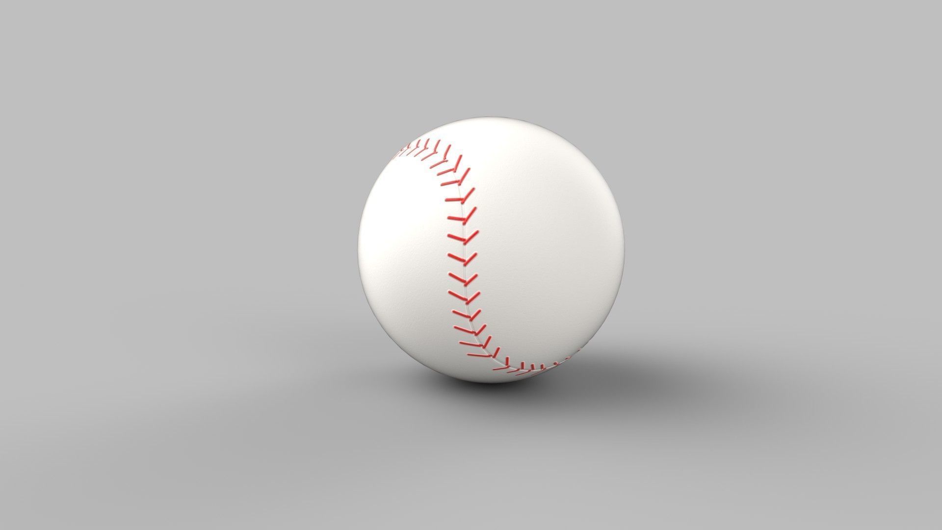 baseball 3D model_4