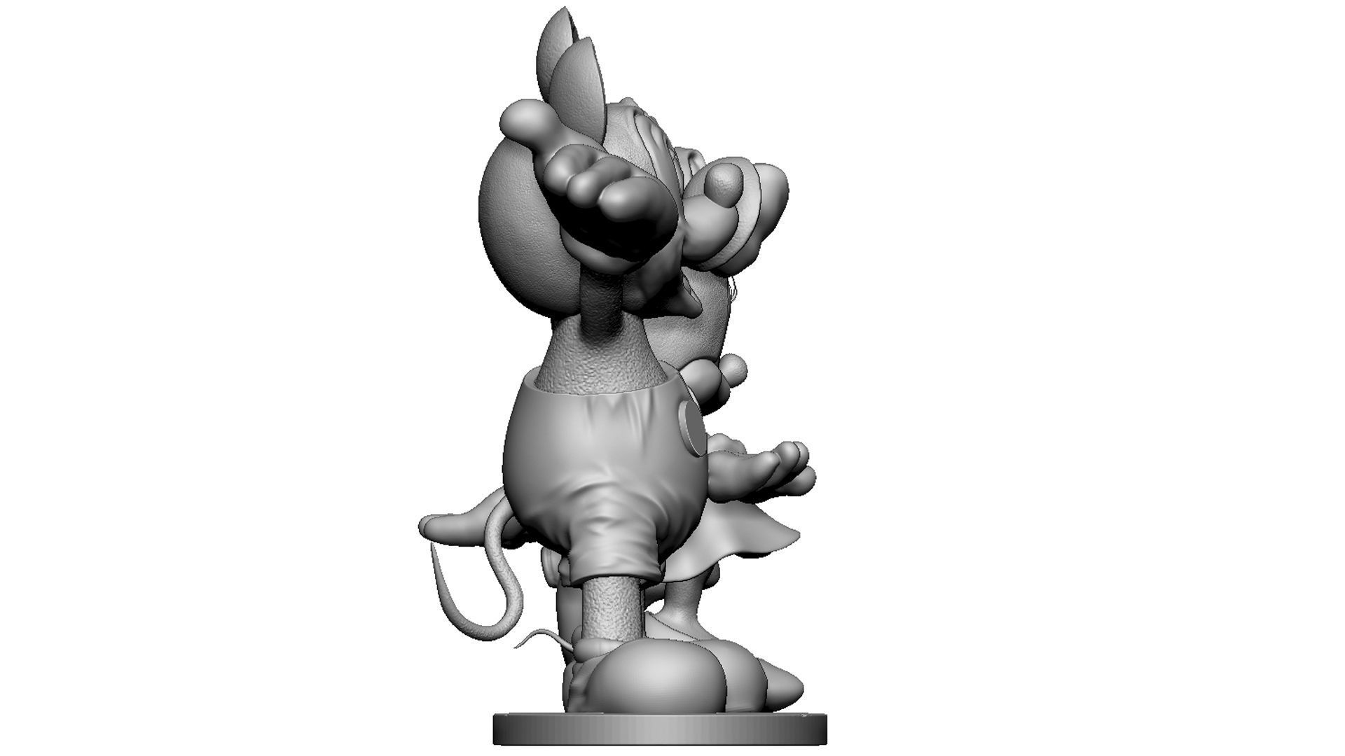 Mickey and Minnie mouse for 3D print 3D print model_6