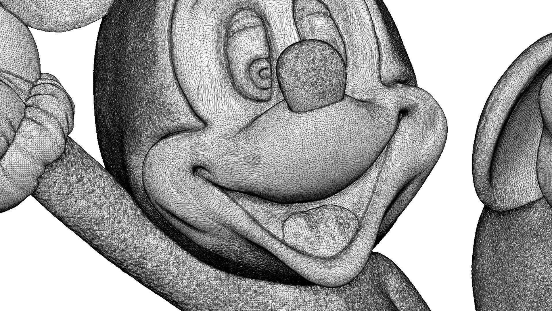 Mickey and Minnie mouse for 3D print 3D print model_30