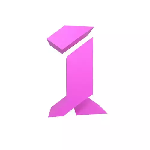 Sci-Fi Number 1 v1 004 Low-poly 3D model