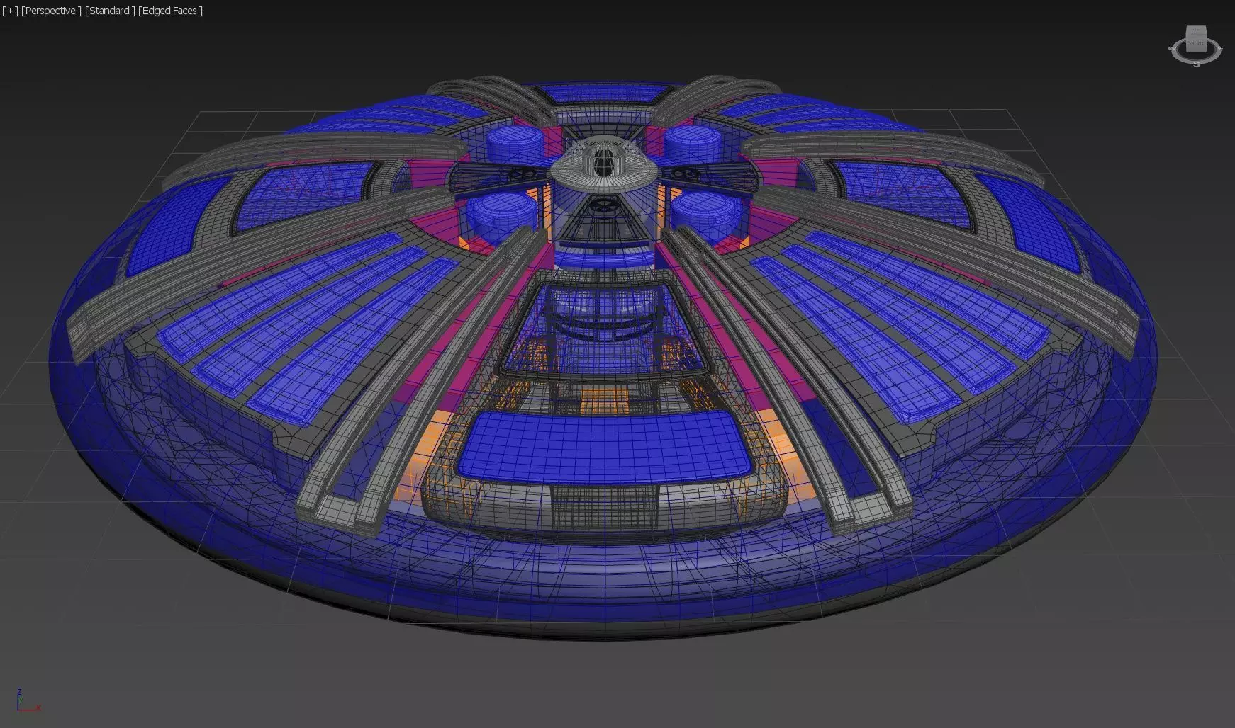 Apocalypse Reconnaissance Craft - Enlils Rage - Concept 3D model_0
