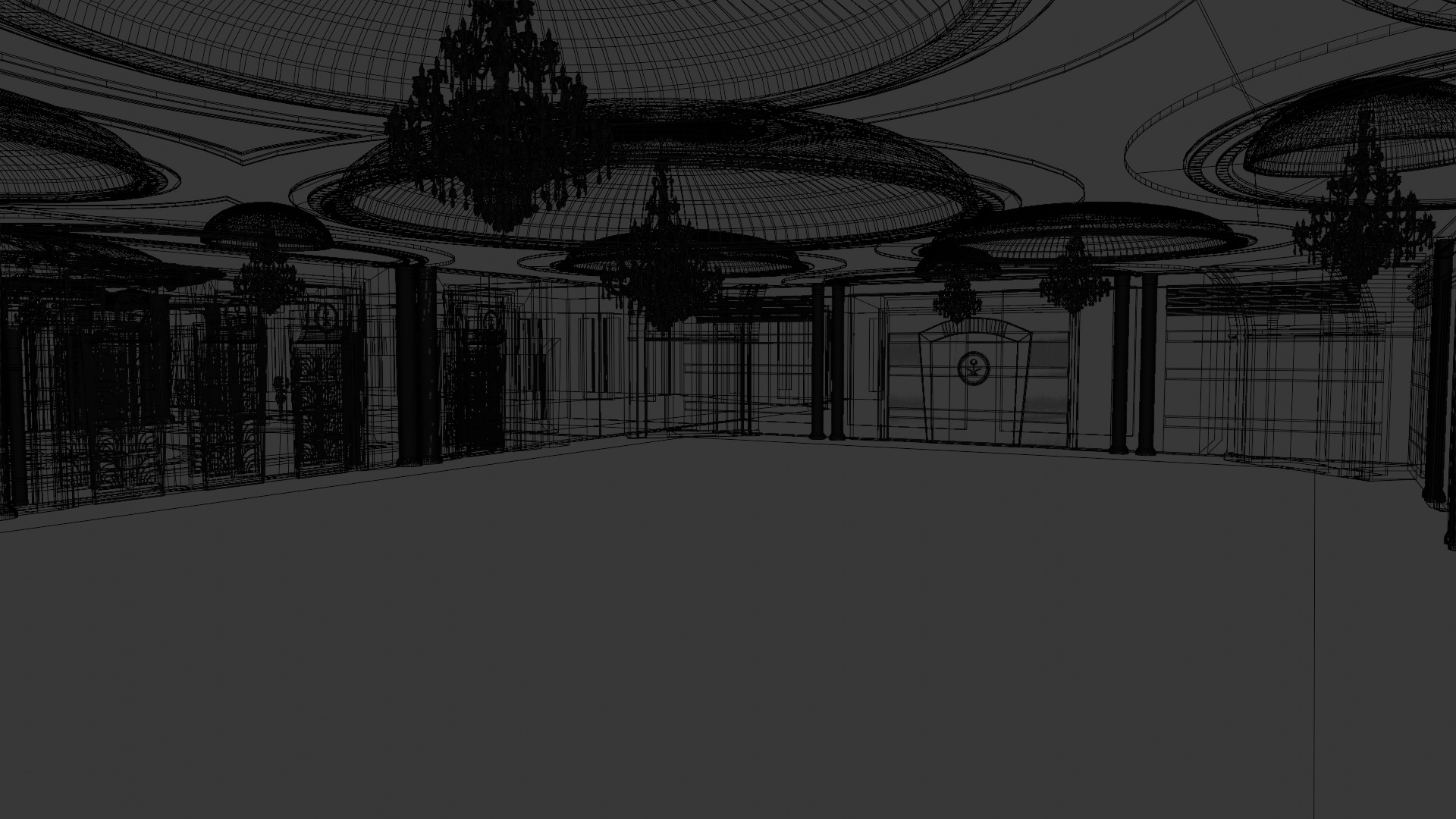 3D model Ritz Carlton Hotel Jeddah Halls 3D model_13