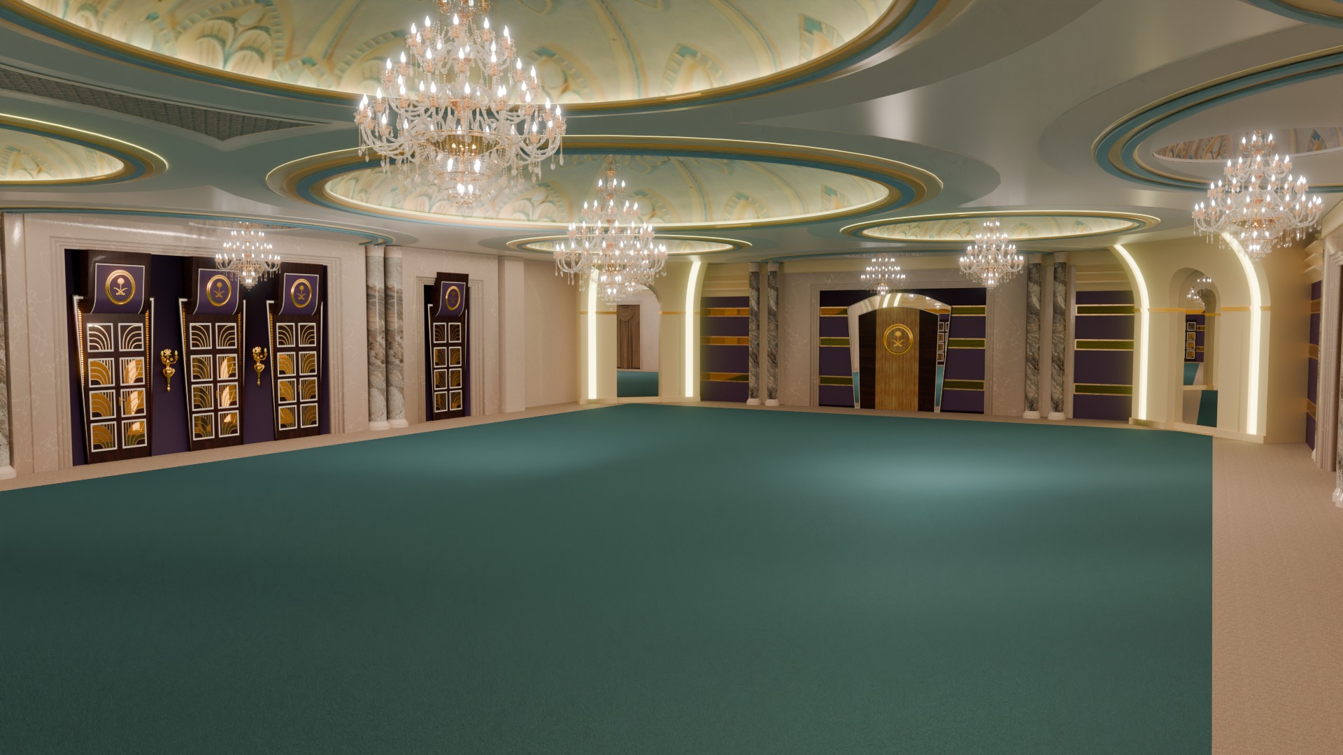 3D model Ritz Carlton Hotel Jeddah Halls 3D model_12