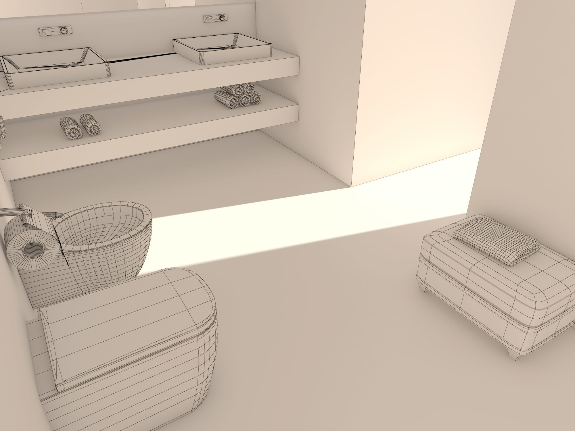 Bathroom 13 3D model_7