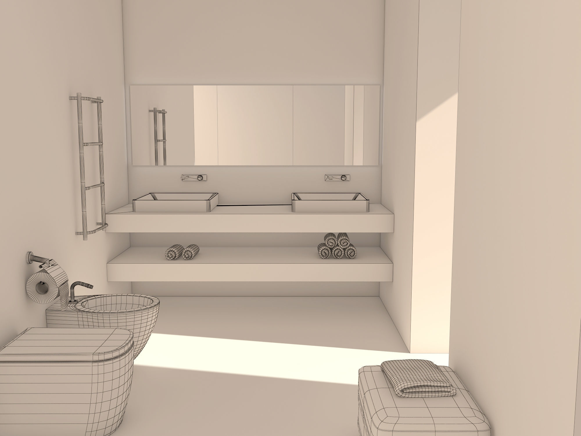 Bathroom 13 3D model_6