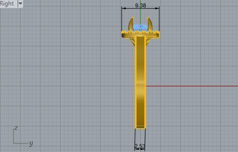 Big Diamond stone ring 1979 3D print model 3D print model_6