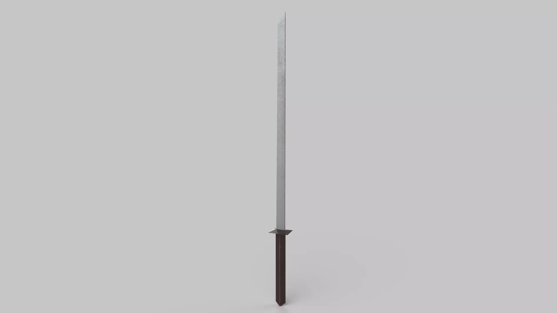 sword Low-poly 3D model_0