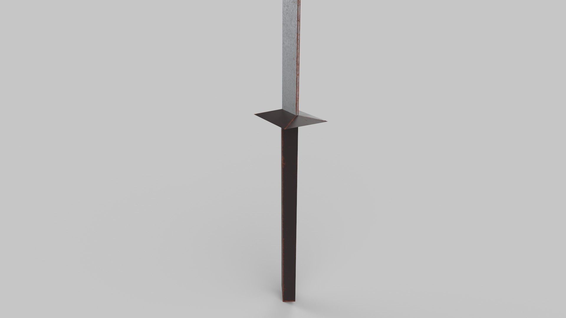 sword Low-poly 3D model_4