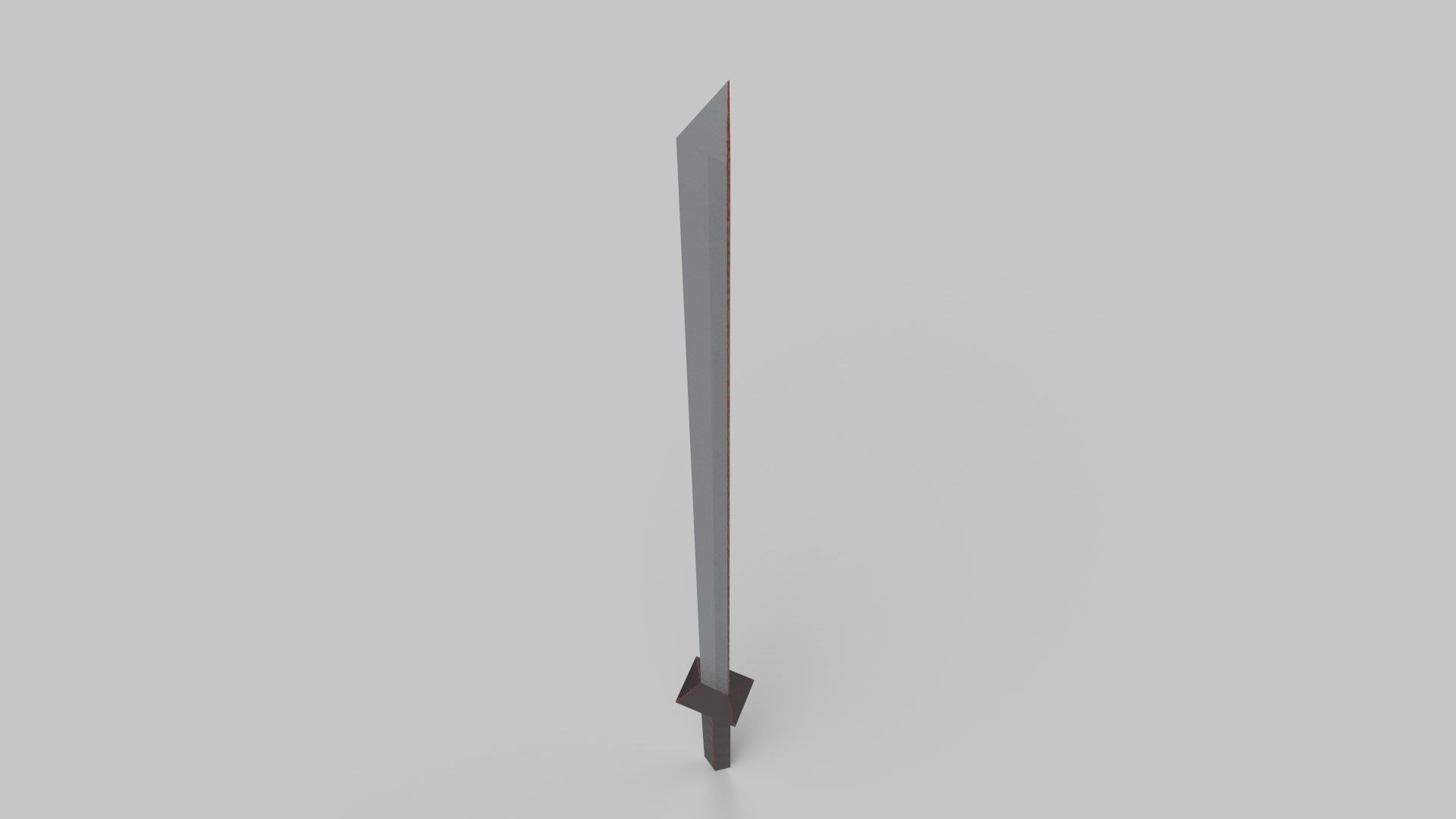 sword Low-poly 3D model_3