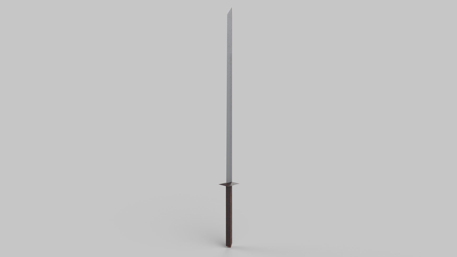 sword Low-poly 3D model_1