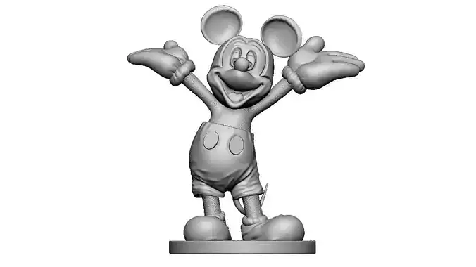 Mickey mouse for 3d print STL 3D print model