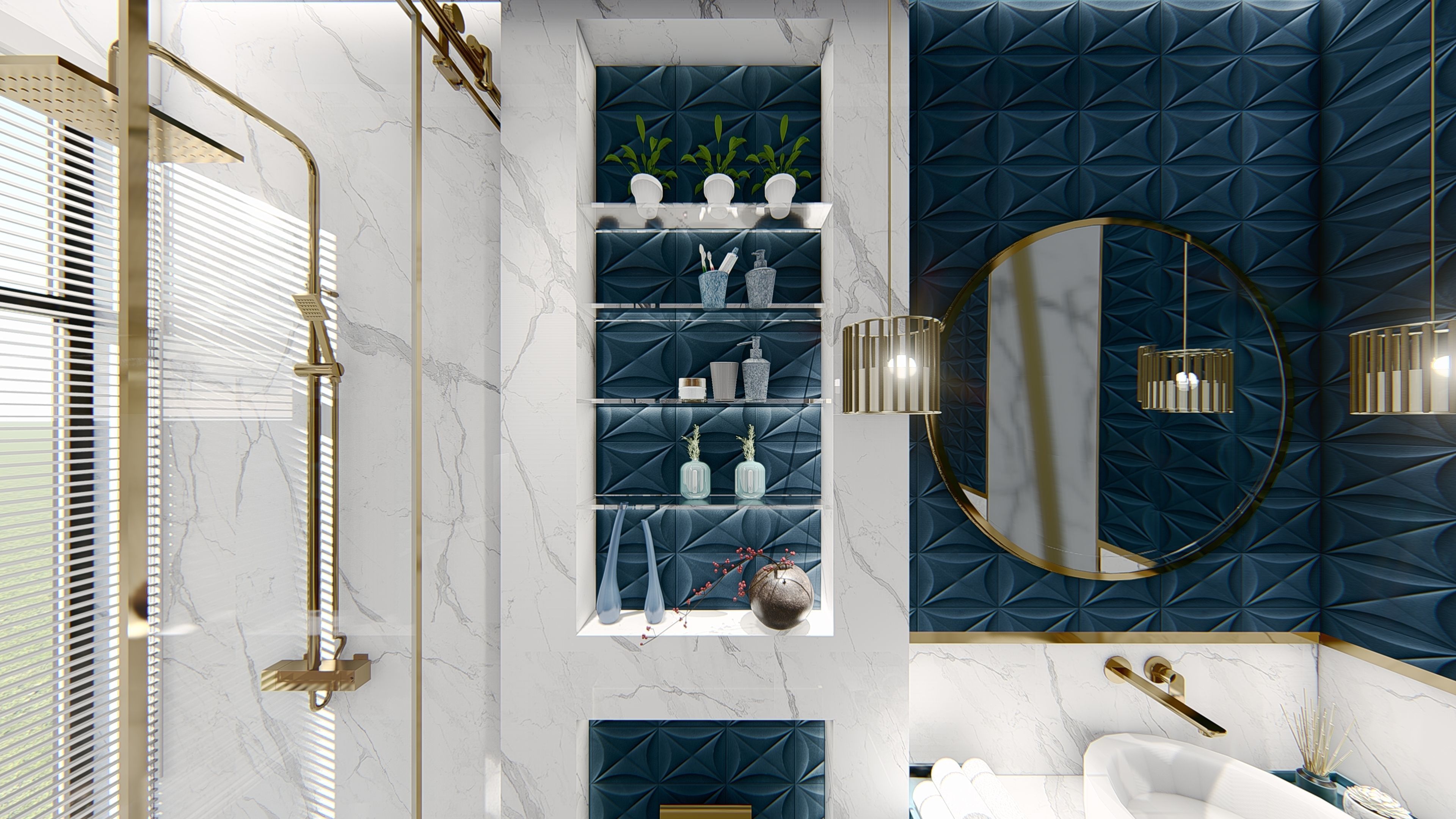  INTERIOR DESIGN OF A BATHROOM 3D model_8