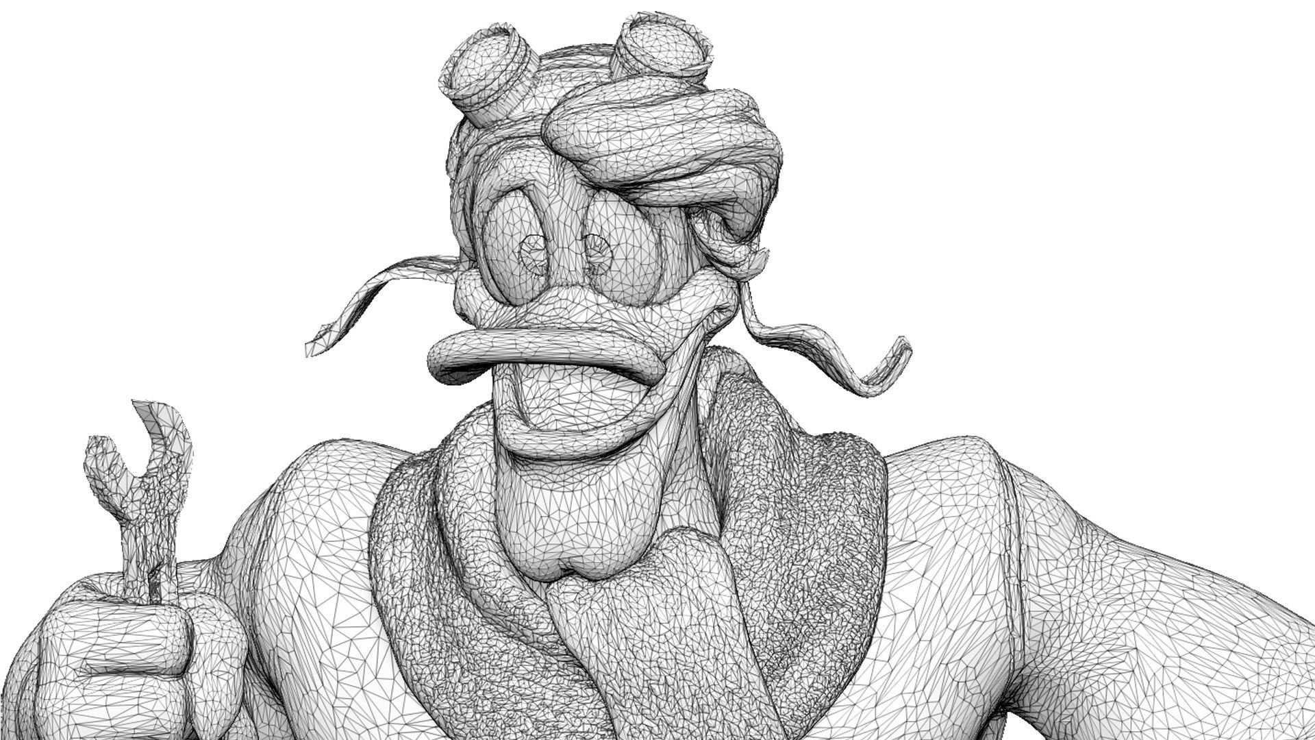 Launchpad McQuack for 3D print STL 3D print model_3