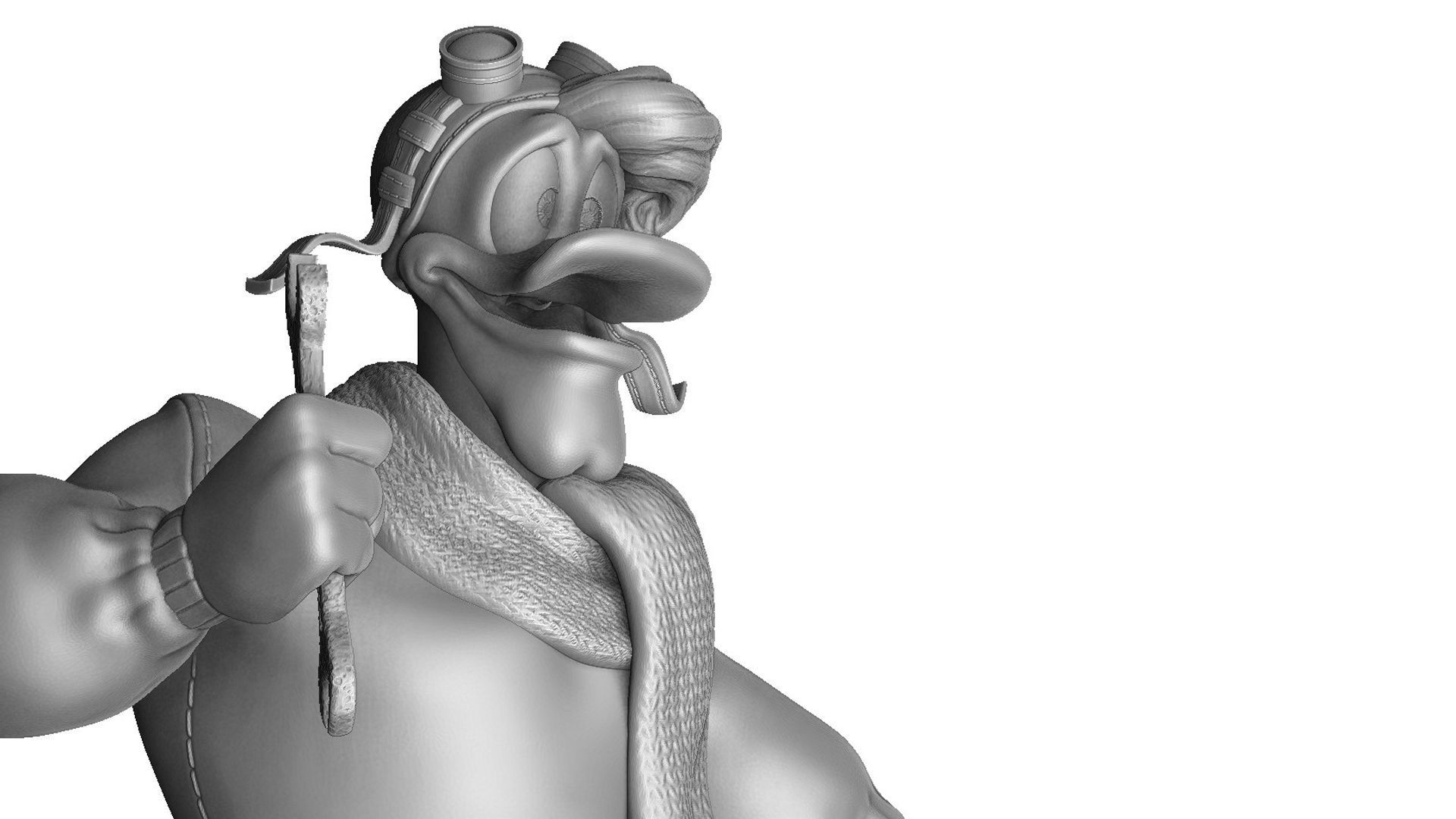 Launchpad McQuack for 3D print STL 3D print model_2